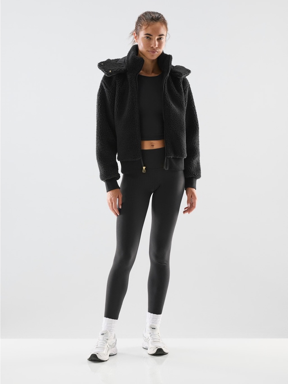 Aritzia Golden Glacier Zip Hoodie
